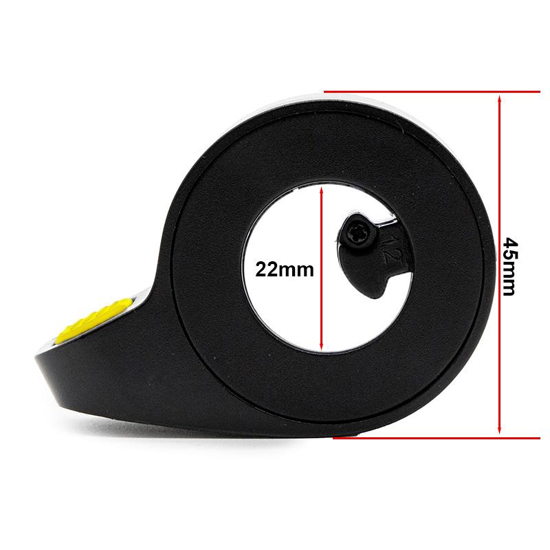 Gâchette d'accélérateur jaune Xiaomi M365 Pro et Ninebot, vue 4