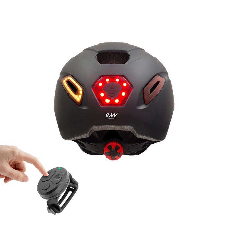 Casque - CP02 avec clignotant noir taille unique