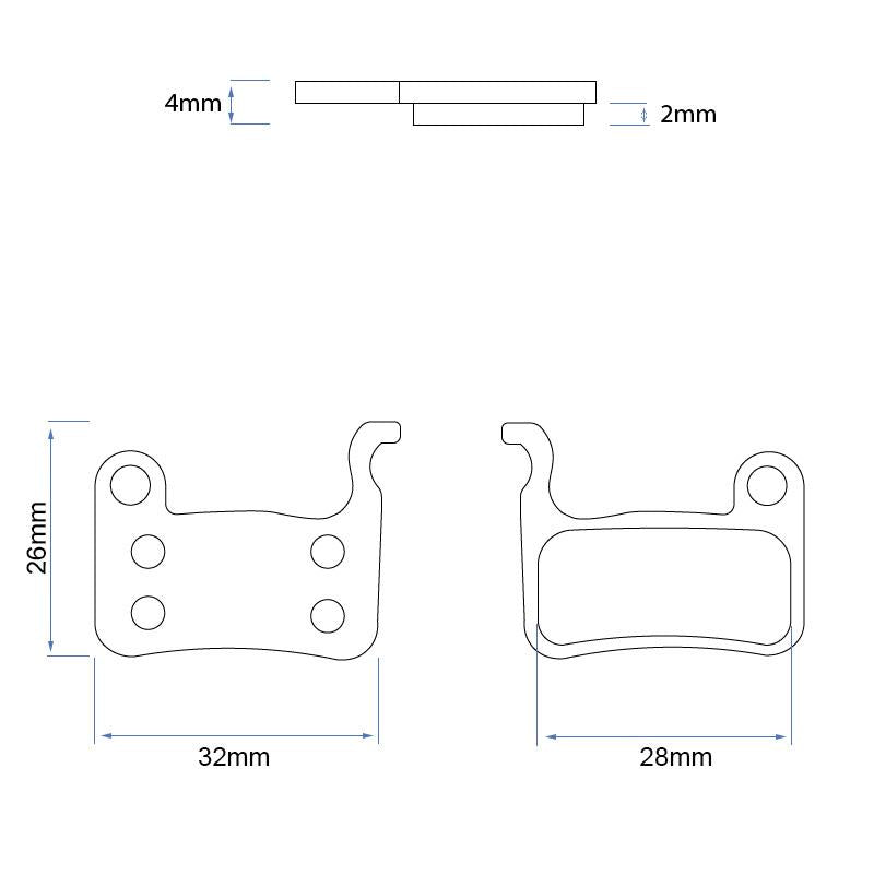 Plaquettes de frein - RS001 - Xtech