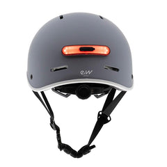 Casque eWheel CP05 Urban gris avec feux LED, vue 3