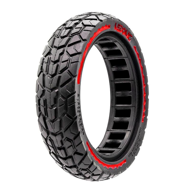 Pneu plein - 8,5x2-6,1/B34 - ultraléger Offroad - rouge [Nedong]