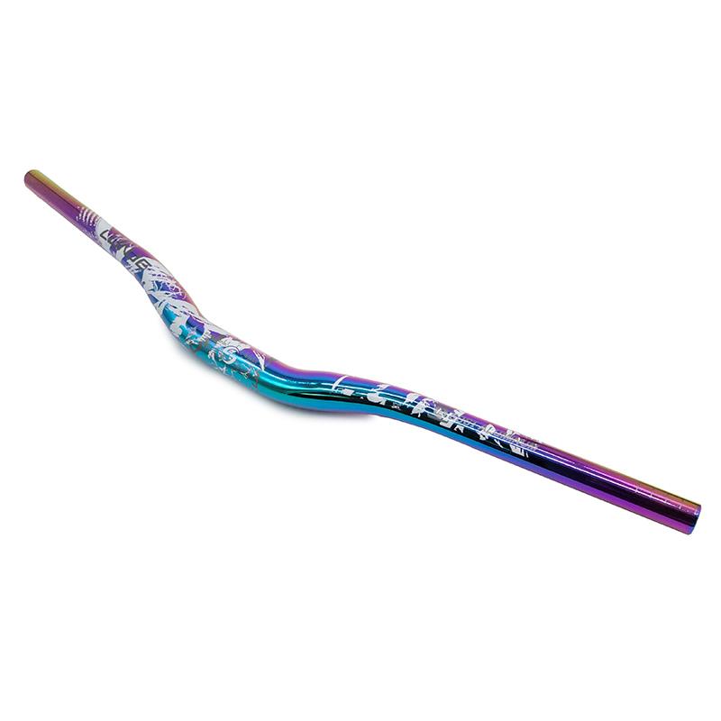 Guidon 720 mm élévation 25 mm multicolore écriture blanche, vue 3