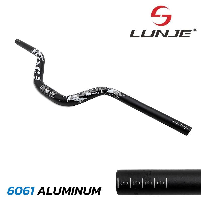 Guidon - 720 mm - élévation de 90 mm - noir