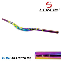 Guidon 720 mm élévation 25 mm multicolore écriture jaune