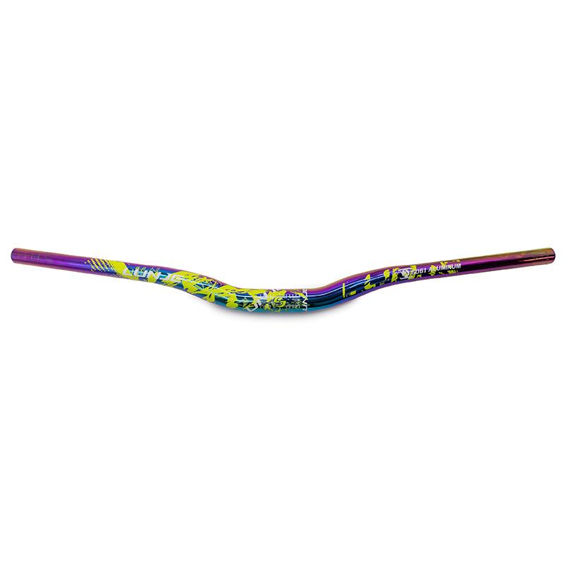Guidon 720 mm élévation 25 mm multicolore écriture jaune, vue 4