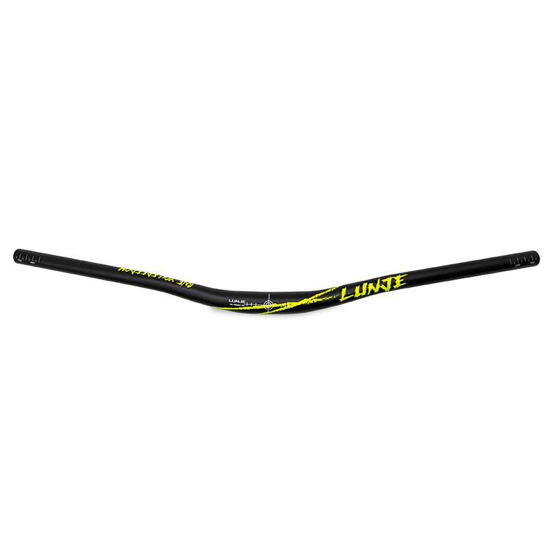 Guidon trottinette 720 mm élévation 25 mm noir et vert, vue 4