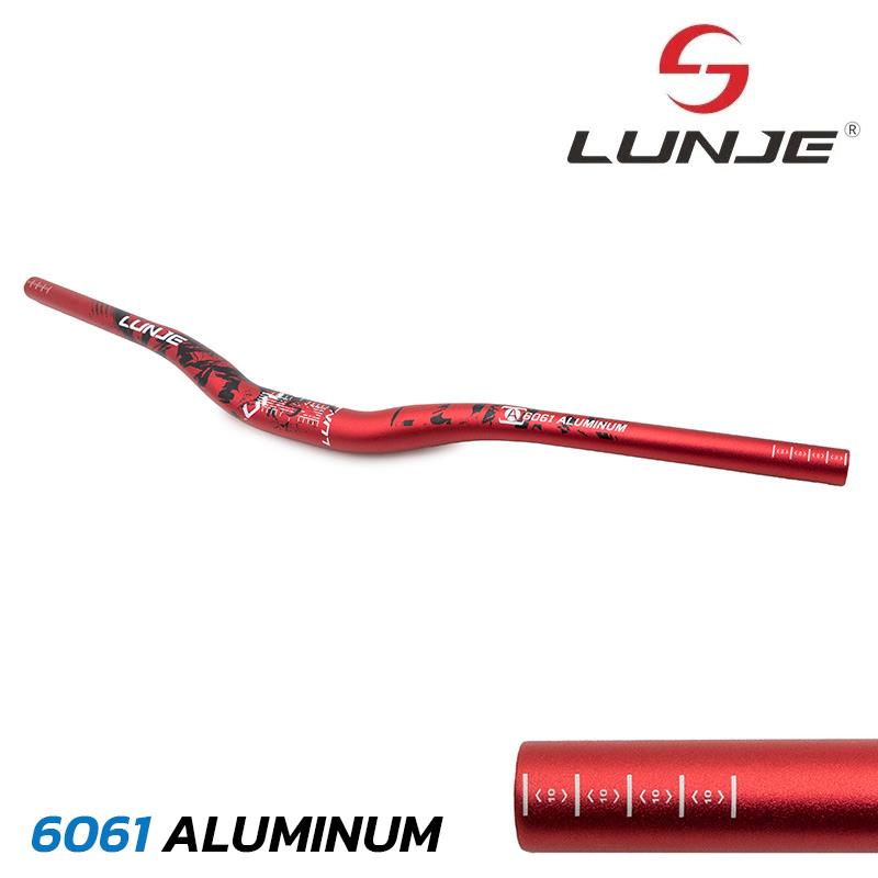 Guidon - 720 mm - élévation 25 mm - Rouge