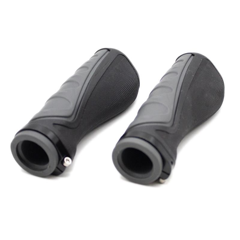 Poignées ergonomiques silicone verrou gris, 2 pièces, vue 3