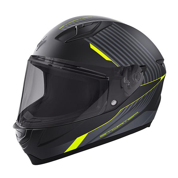 Casque - Stormer - Strike curve neon yellow matt