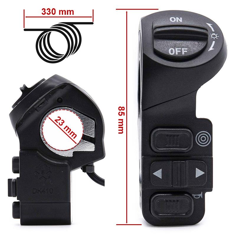 boîtier de boutons pour clignotants/lumières/Clés/moteurs 3F - 32cm