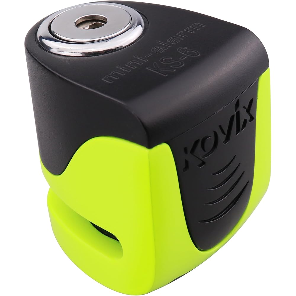Antivol - Bloque disque - Jaune - Kovix KS6-FG
