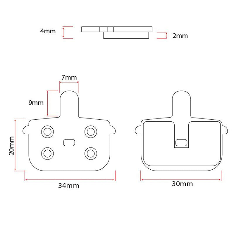 Plaquettes de frein - RT001 - Ninebot G3