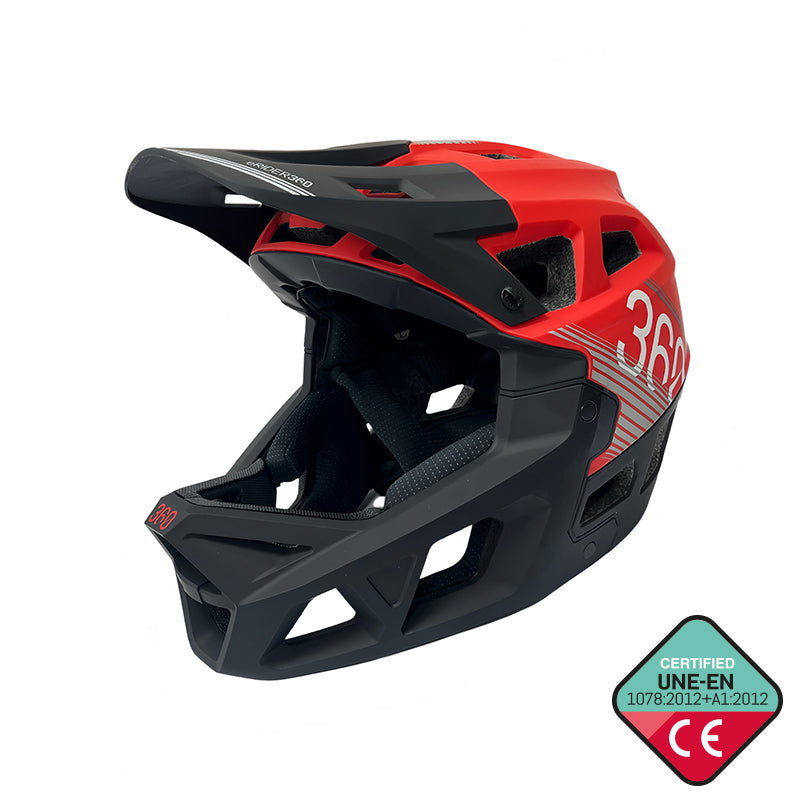 Casque - INTEGRA Sport rouge - noir