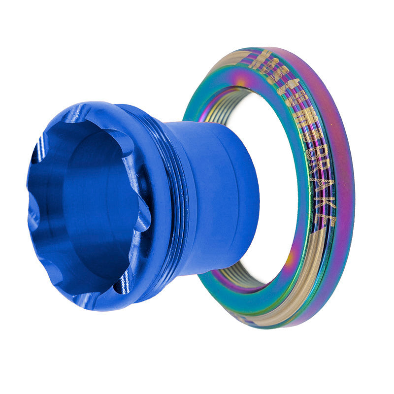 Top block / Stop Chute Blue x2
