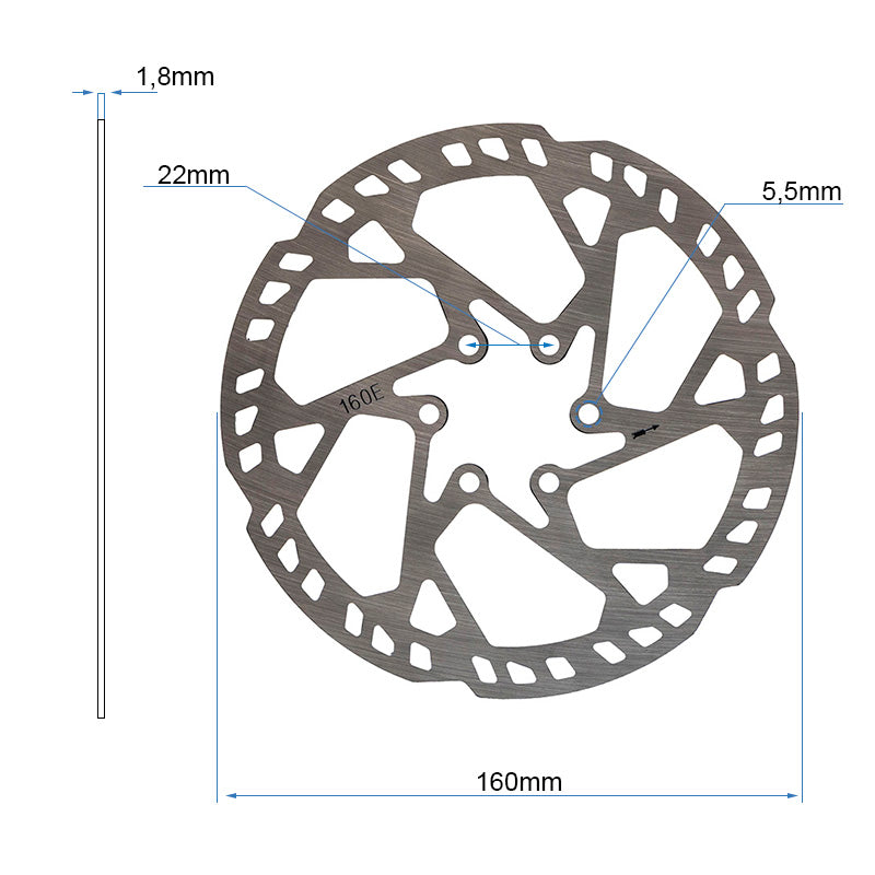 Disque De Frein - 160MM - 2,3mm