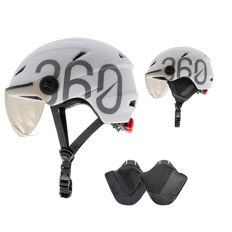Casque - GLOOB Urban blanc - gris
