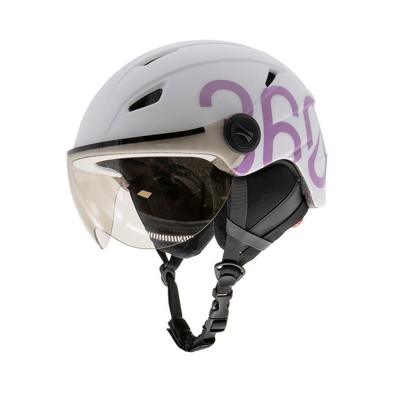 Casque - GLOOB Urban blanc - violet