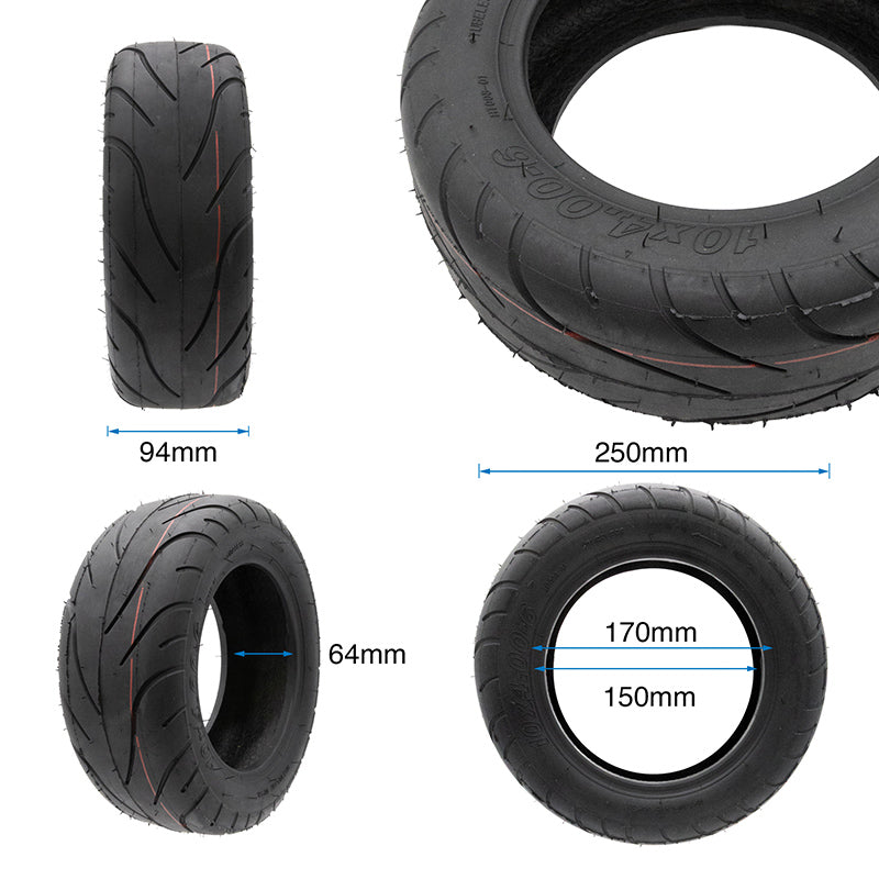 Pneu tubeless - 10×4-6
