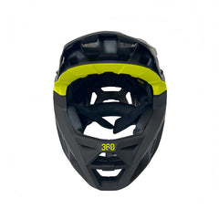 Casque intégral INTEGRA Sport noir et vert, vue 4