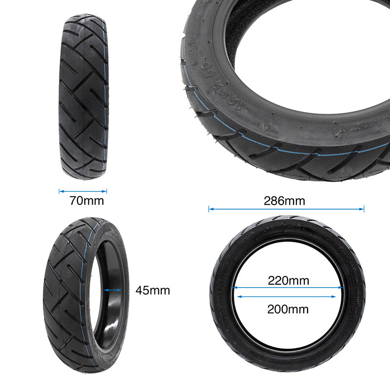 Pneu tubeless GEL - 12x2,5