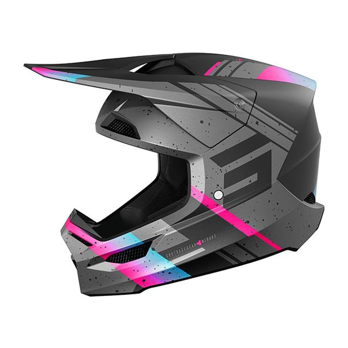 Casque - Shot - Furious Mirage blue pink matt