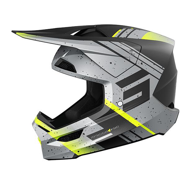 Casque - Shot - Furious Mirage grey neon yellow matt