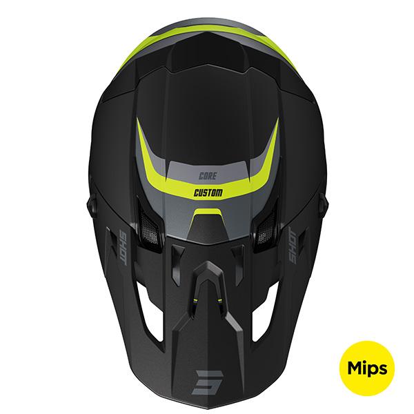 Casque - Shot - Core Custom neon yellow matt