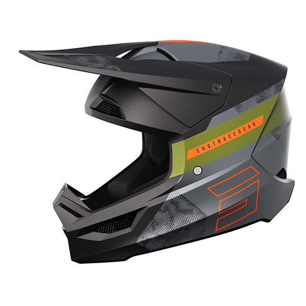 Casque - Shot - Furious Patrol black kaki matt