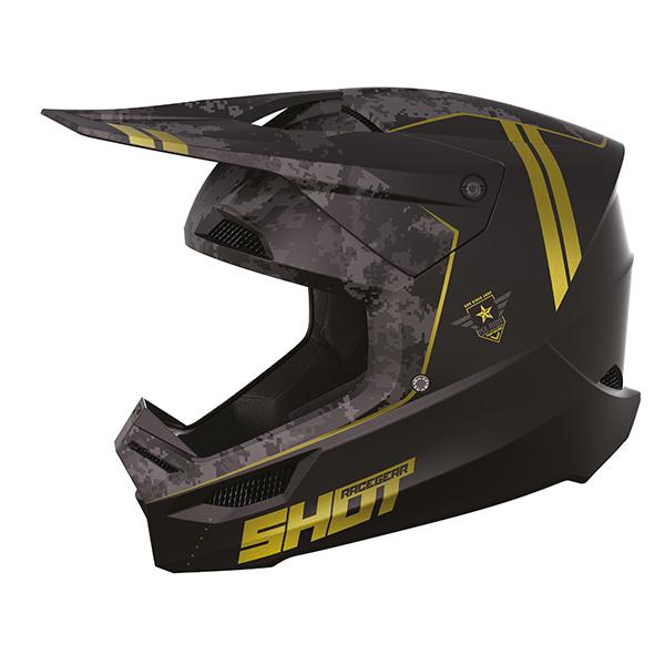 Casque - Shot - Furious Army gold matt