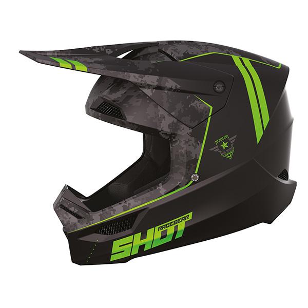 Casque - Shot - Furious Army green matt