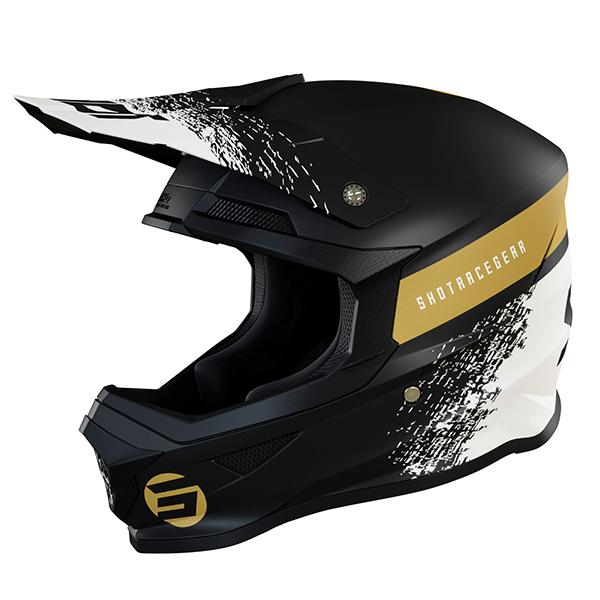 Casque - Shot - Furious Roll black gold matt