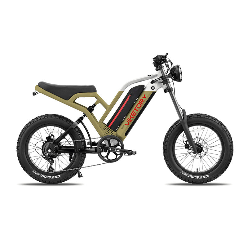 Viketory - COMMANDO ebike FATBIKE Marron Militaire