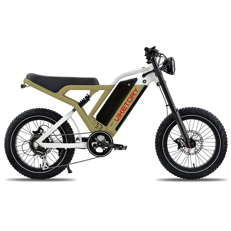 Viketory - COMMANDO ebike FATBIKE Marron Militaire