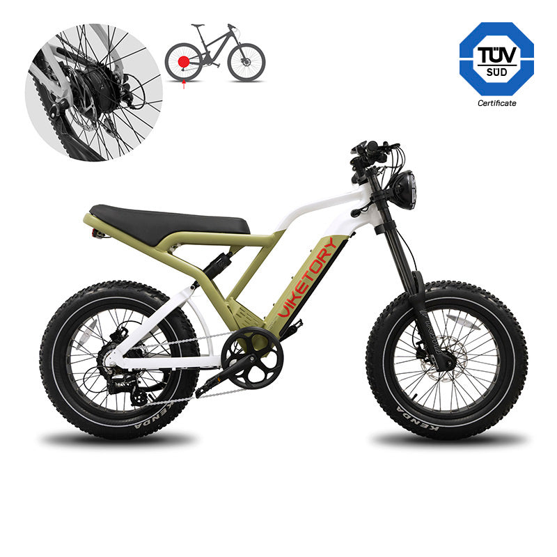 Viketory - COMMANDO ebike FATBIKE Marron Militaire