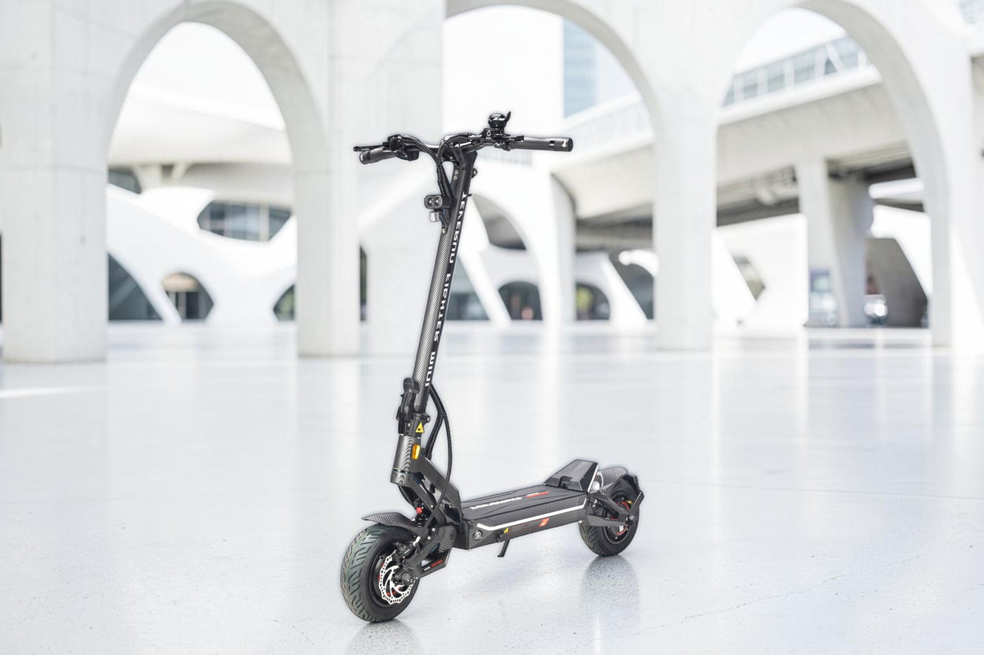 Teverun Fighter Mini Carbon - Trottinette électrique moteur Bosch 2x1000W 52V 30Ah