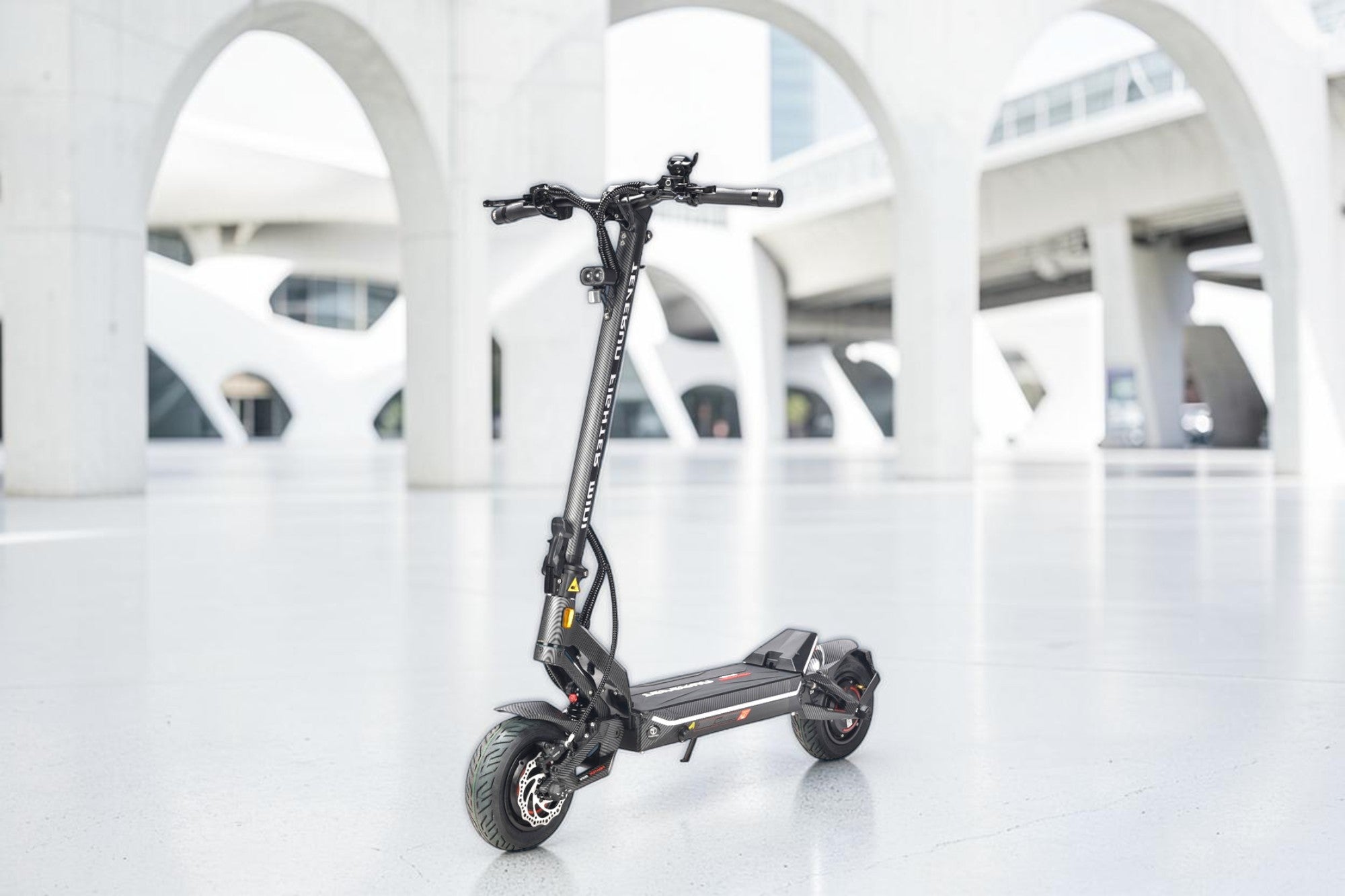 Teverun Fighter Mini Carbon - Trottinette électrique moteur Bosch 2x1000W 52V 30Ah