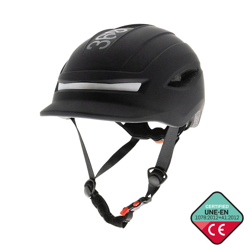 Casque - CP02 avec clignotant noir taille unique