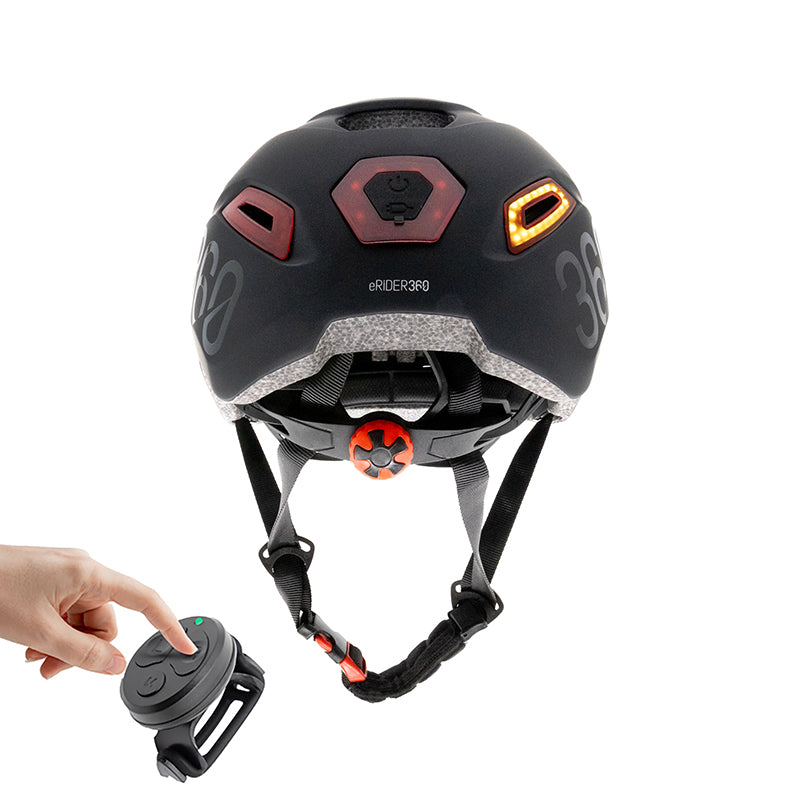 Casque - CP02 avec clignotant noir taille unique