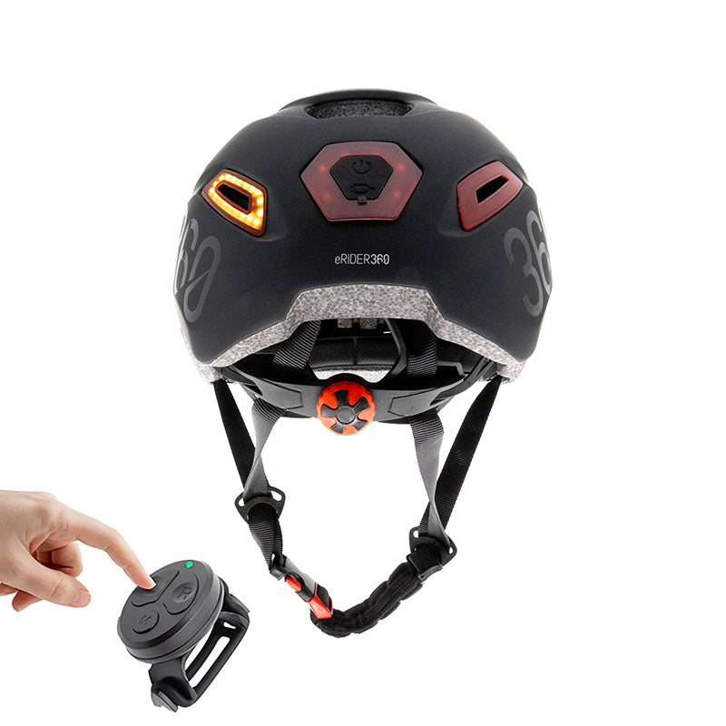 Casque - CP02 avec clignotant noir taille unique