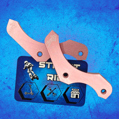 Pattes de déport rose – freins semi hydraulique et hydrauliques – Ninebot Max G3 - disque 140mm