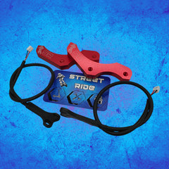 Pattes de déport rouge – freins semi hydraulique et hydrauliques – Ninebot Max G3 - disque 140mm