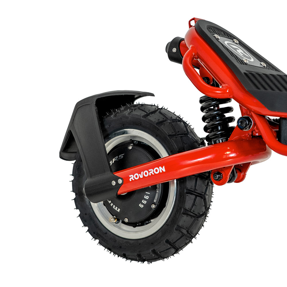 Rovoron R5 Pro rouge, trottinette électrique, vue 9